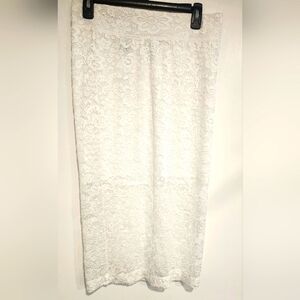 White size Medium lacey H&M skirt